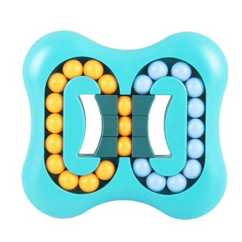 Cube De Haricots Magiques Fidget Spinner Pour Bébé, Jouet Créatif Anti-Anxiété, Jeu De Cerveau Interactif 3d, 1 Pièce