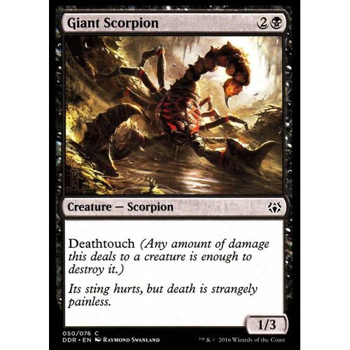 Giant Scorpion (Scorpion Géant) - Mtg - Nissa Vs Ob Nixilis - C - Vo