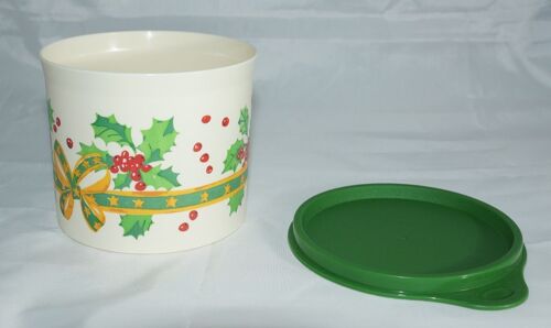 Boîte Ronde Décors Nôel Tupperware