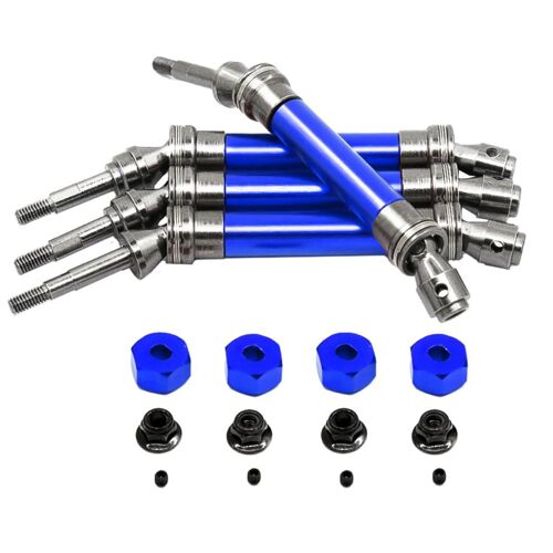 Pièces De Rechange Pour Voiture De Bricolage, 4 Pièces, Arbre D'Entraînement Universel Avant Et Arrière 117mm Cvd Pour Camion À Chenilles De Roche À Échelle 1/10 4wd Rc
