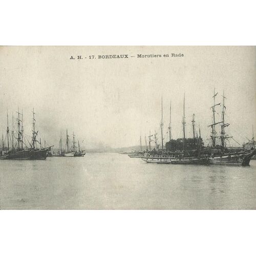 Bordeaux - Morutiers En Rade 1910