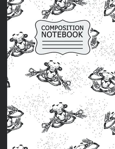Monkey Composition Notebook: Wide Ruled - Back To School Cute Monkey Gifts, Monkey Gifts For Women, Monkey Birthday Gift, Monkey Themed Gifts, Monkey ... Composition Book, Primary Composition Book .
