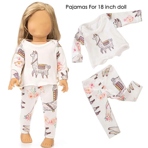 Vêtements De Poupée Jouets Pour Enfants Habiller Pyjama Décontracté Vêtements De Poupée Pour Poupée De 18 Pouces Accessoire Gril'S Toy Toy Playsets Gao242055