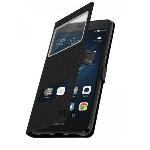 Coque Etui Housse 2 Fenêtres Décrochage Rapide Huawei P9 Lite - Contour Incassable