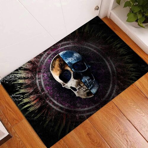 Halloween Squelette Mat Porte D'entrée Tapis De Décoration De Vacances Tapis D'entrée Tapis De Pied Gao3272