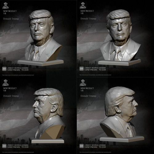 Buste Auto-Assemblé Modèle De Figure, Donald, Trompette, Kits De Résine H55mm, Accessoire De Décoration En Époxy Pour La Maison, C6v2, Nouvelle Collection 2228