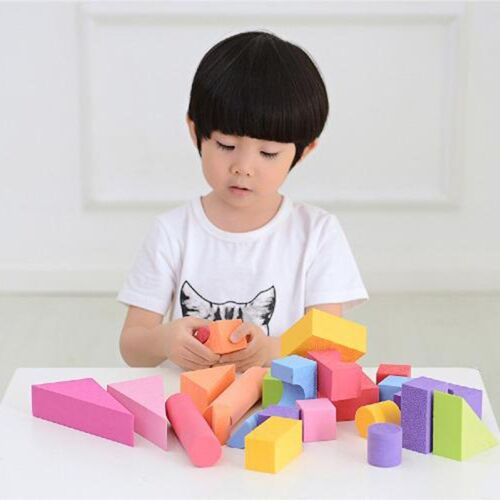 Blocs De Construction En Mousse Eva De 3.5cm D'Épaisseur, 25 Pièces, Blocs À Empiler, Ensemble De Jouets Pour Enfants, Éducation Précoce