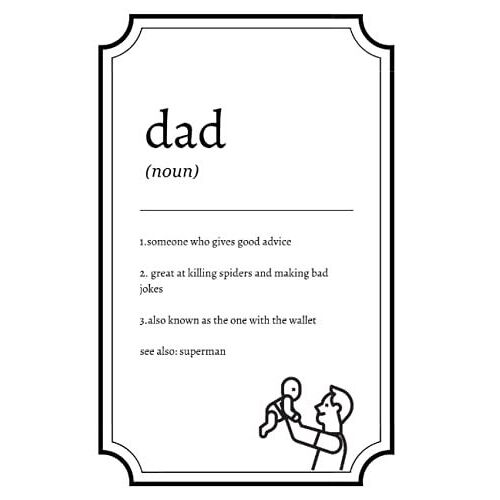 Dad: Definition Notebook