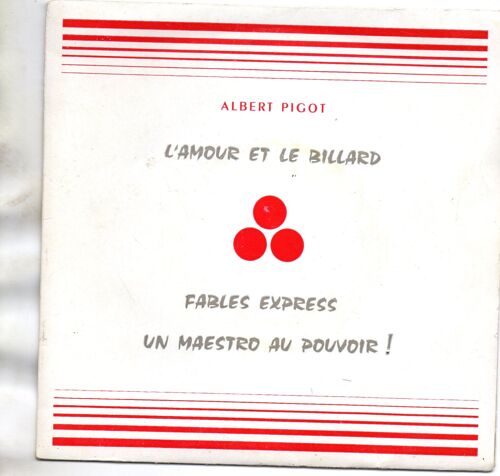   L' Amour Et Le Billard/ Salle De Garde. Alpy 