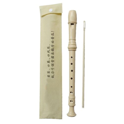 Clarinette 8 Trous Pour Débutants Flûte À Bec En C Clé En Plastique Instrument À Vent Amovible Joint-Zzy