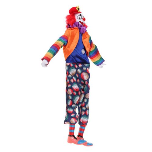 Poupée De Clown En Porcelaine Vintage De 38cm, Décoration D'Affichage De Bureau À La Maison De Poupée D'Arlequin Peinte À La Main