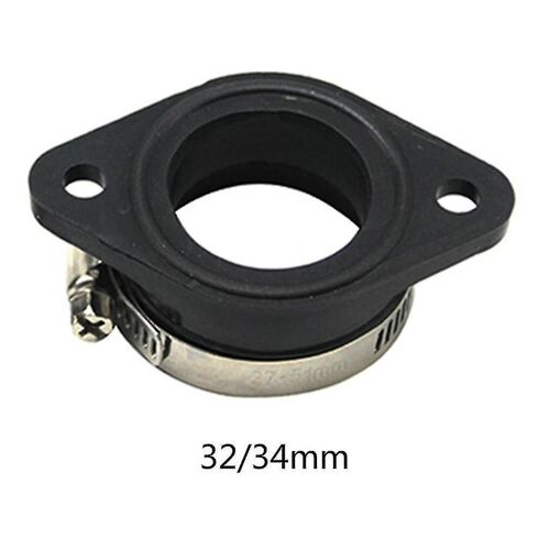 Adaptateur De Joint De Démarrage De Carburateur De Collecteur D'admission En Caoutchouc Adapté À Pwk 28/30mm 32/34mm-Zzy