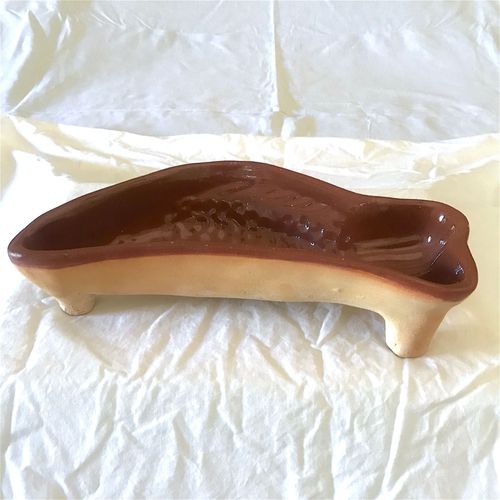 Moule Tripode Carpe Ou Poisson Art Populaire Alsacien Soufflenheim