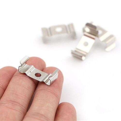 4pcs T5 Fluorescent Tube Lampe Support Support Clips Socket Argent