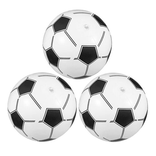 3pcs Natation Gonflable Beach Ball Enfants Jouet Pvc Cadeau Football Football Famille