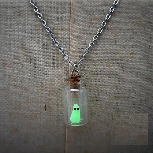 Halloween Décorations Halloween Drift Bottle Glow-In-The-Dark Ghost