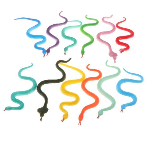 Figurines De Serpent Réalistes Pour Enfants, 12 Pièces, Jouets De Tours, Jeu