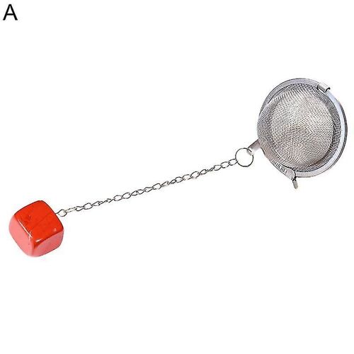 Infuseur À Thé Maille Fine Détachable Coloré Faux Cristal En Acier Inoxydable Thé Épice Infuseur Ménage S