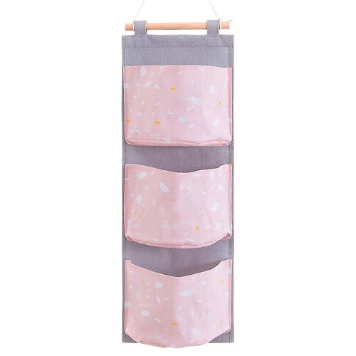 Sac d'organisateur à trois niveaux Pochette de rangement suspendue murale étanche à l'humidité et confortable pour H-ZZY