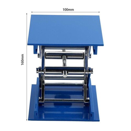 Table élévatrice en aluminium pour le travail du bois et la gravure, support de laboratoire réglable