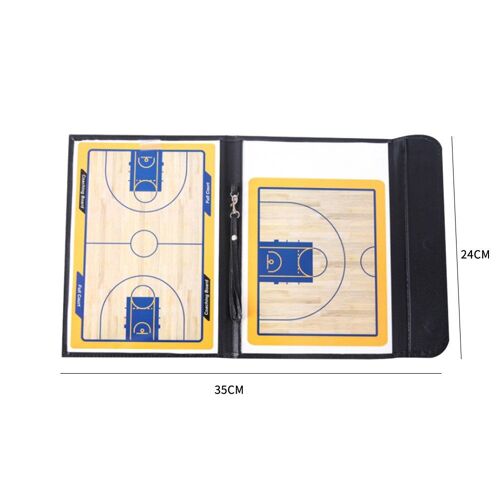 Tableau De Stratégie De Basket-Ball Magnétique Pliable, Entraîneur D'Enseignement, Plaque De Commandement, Équipement De Jeu Avec Effaceur De Stylo