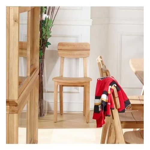 Robin Des Bois - Lucienne ? 2 Chaises Design En Chêne Massif, Lot De 2, Bois Certifié Fsc® - Marron