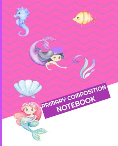 Primary Composition Notebook: Half Blank Write And Draw Feature For Children K-2