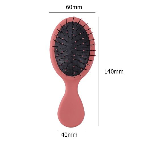 Mini Peigne À Cheveux, Brosse À Cheveux, Antistatique, Poignée Antidérapante, Masseur De Cuir Chevelu, Brosse À Cheveux, Mignon, Outils De Coiffure, 5 Couleurs, 1 Pièce