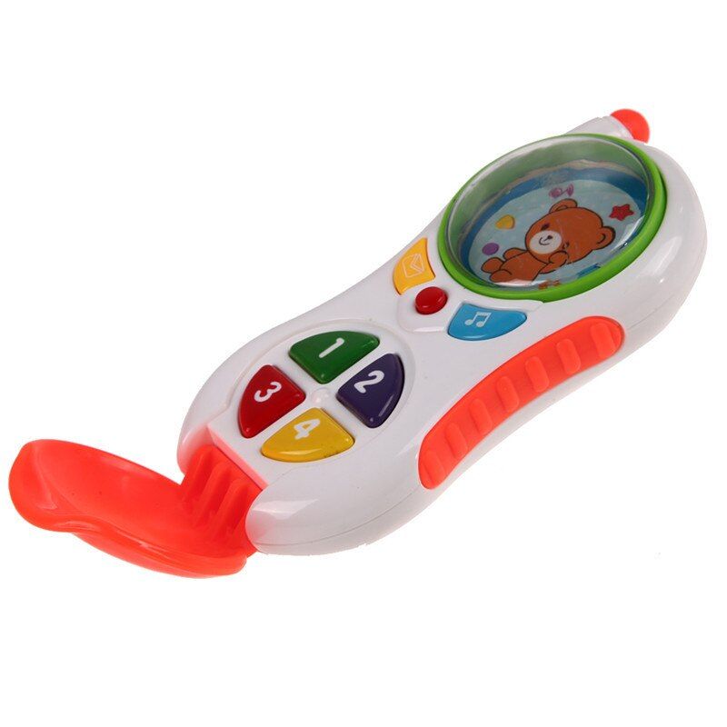 Téléphone Électronique Pour Bébé, Faux Téléphone Portable, Jouets D'Apprentissage Éducatifs, Machine Musicale, Jouets Vocaux, Cadeau D'Anniversaire Pour Enfants