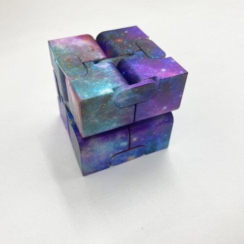 Cube Magique Infinity Cube À Bascule Pour Bureau, Puzzle Créatif Tendance, Anti-Stress, Jouets Pour Autisme, 1 Pièce, Nouveauté 2021