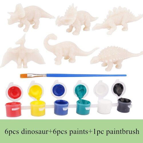 Kit De Peinture Pour Enfants, Jouets De Dinosaures, Fournitures D'Art Et D'Artisanat, Bricolage, Peinture, Dessin, Graffiti, Jouet Éducatif