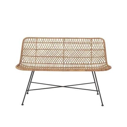 Bloomingville - Canapé En Rotin Hallie - Marron