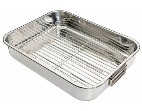 Kitchen Craft Plat À Rotir Avec Grille Acier Inoxydable Import Grande Bretagne