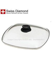 Swiss Diamond - Couvercle Carré De Remplacement Original Pour Pots De 30x40 Cm
