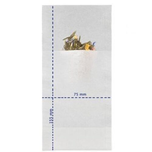 Boîte De 100 Filtres À Thé 7.5x15.5 Cm