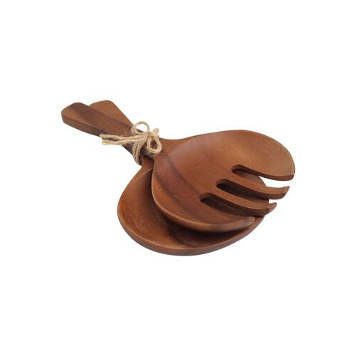 Couverts À Salade 24 Cm En Acacia