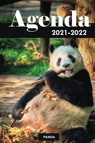 Agenda 2021-2022 : Panda: Année Scolaire (De Septembre 2021 À Juillet 2022) | Pandas | 2 Jours Par Page | Calendrier Journalier | Format A5 | Idée Cadeau Pour Les Passionnés D'animaux Sauvages