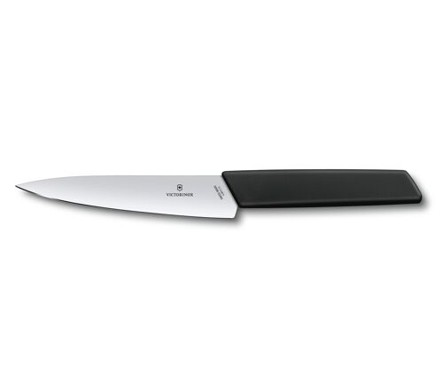 Couteau De Cuisine Swiss Moderne 15 Cm Noir