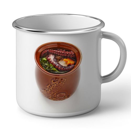 Mug En Métal Emaillé Hipparidako Meshi Nourriture Japon Cuisine Japonaise