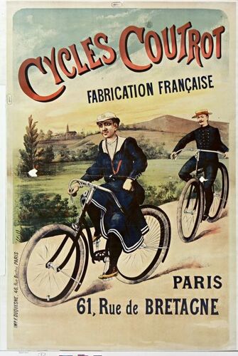 Affiche Cycles Coutrot Paris