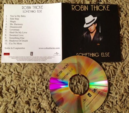 Robin Thicke Cd Sampler Album Something Else  France 