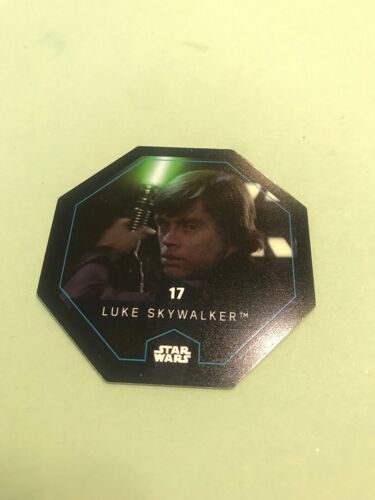 Carte Octogonale Jeton Star Wars Défi Action N°17 Luke  Skywalker - Leclerc 