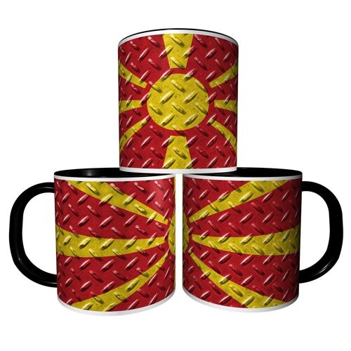Mug Personnalisé Tasse À Café - Drapeau Macedoine 05