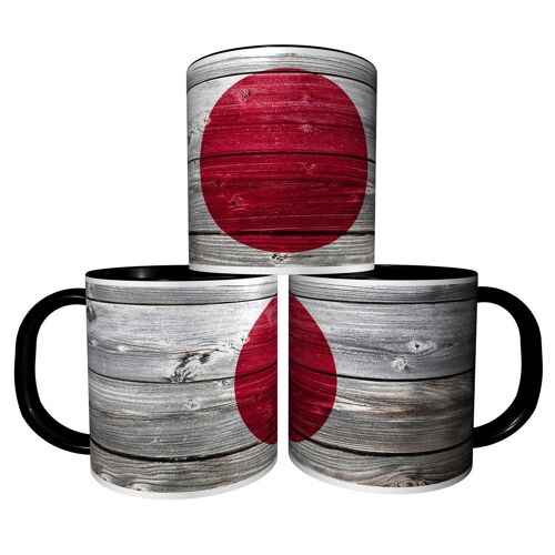Mug Personnalisé Tasse À Café - Drapeau Japon 02