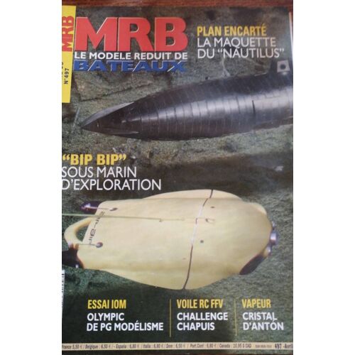 Mrb Le Modèle Réduit De Bateau - Numéro 497 / Sous Marin D'exploitation