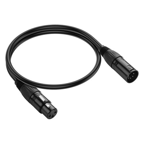 ASFASFq-Câble adaptateur DMX XLR 3 broches femelle vers 5 broches mâle DMX512 pour console de variateur d'éclairage de scène DMX (0,5 m)