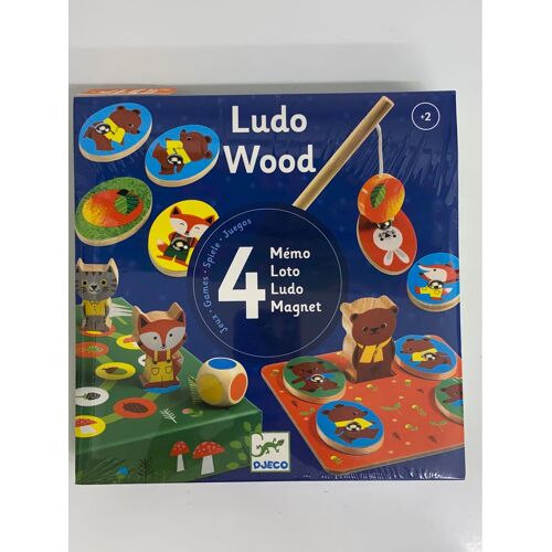 Djeco Ludowood Quatre Jeux