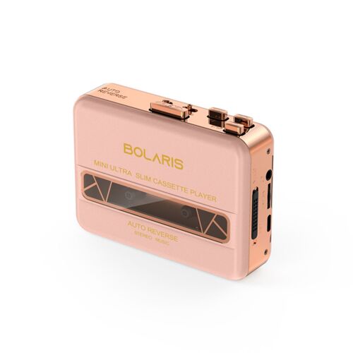 Baladeur Cassettes Stéréo Auto-reverse Modèle Kobe BolarisRose