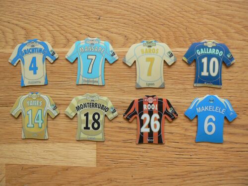Magnet Maillot De Football Année 2008. Lot De 8 Magnets