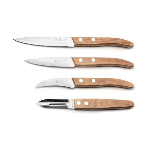 Forest - Set De 4 Couteaux Essentiel" Bois Naturel"